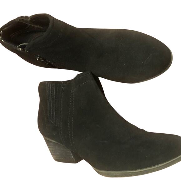Blondo suede booties black boots size 5.5 NEW - Picture 1 of 9